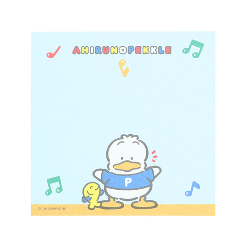 あひるのペックル スクエアメモ（レトロ）