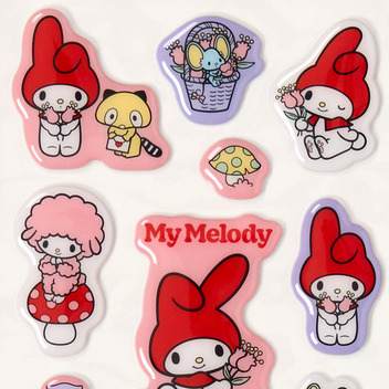 マイメロディ ぷっくりシール（レトロ）