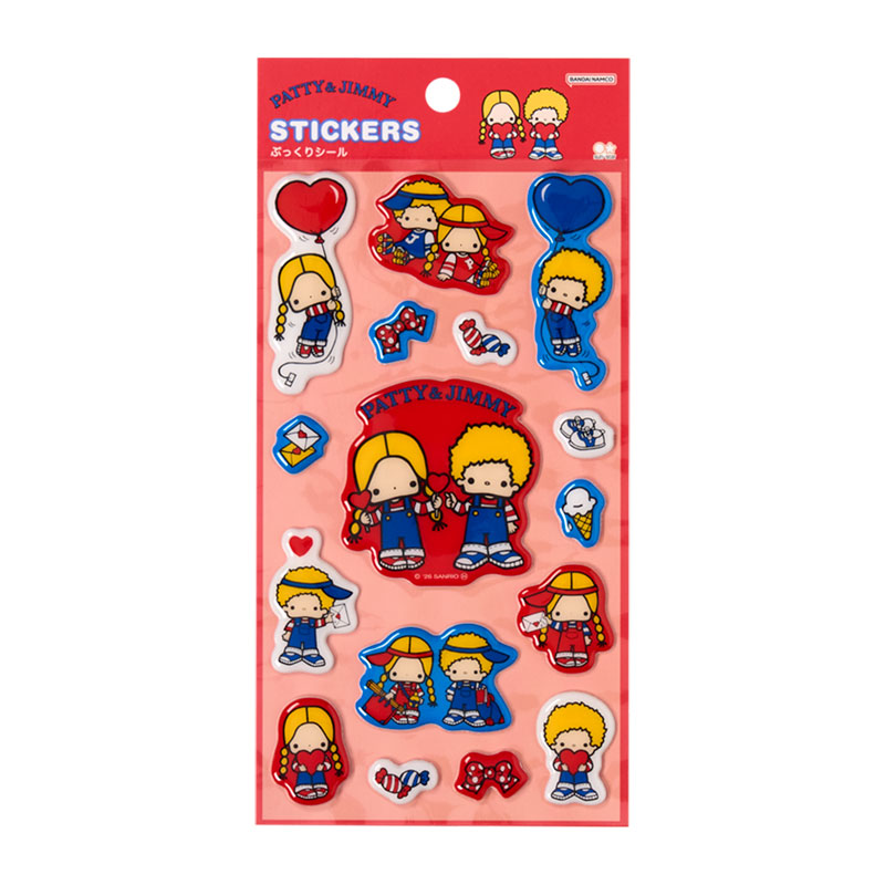 パティ＆ジミー ぷっくりシール（レトロ）