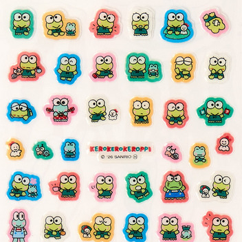けろけろけろっぴ ミニミニデコシール（レトロ）