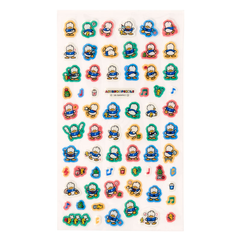 あひるのペックル ミニミニデコシール（レトロ）