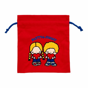 パティ＆ジミー サガラ刺繍巾着（レトロ）