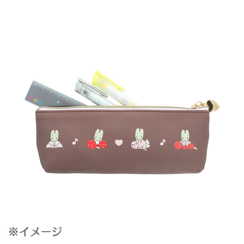 マロンクリーム スリムペンケース（レトロ）