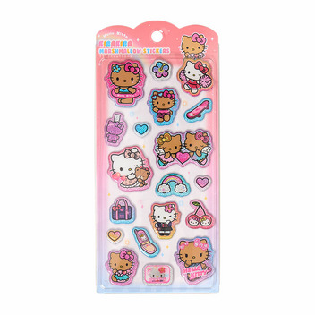 ハローキティ キラキラマシュマロシール