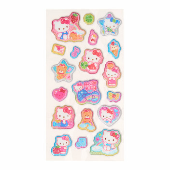 ハローキティ キラキラマシュマロシール