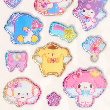 サンリオキャラクターズ キラキラマシュマロシール