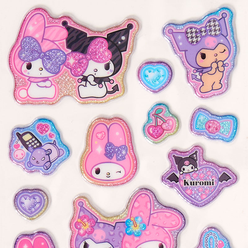 マイメロディ&クロミ キラキラマシュマロシール