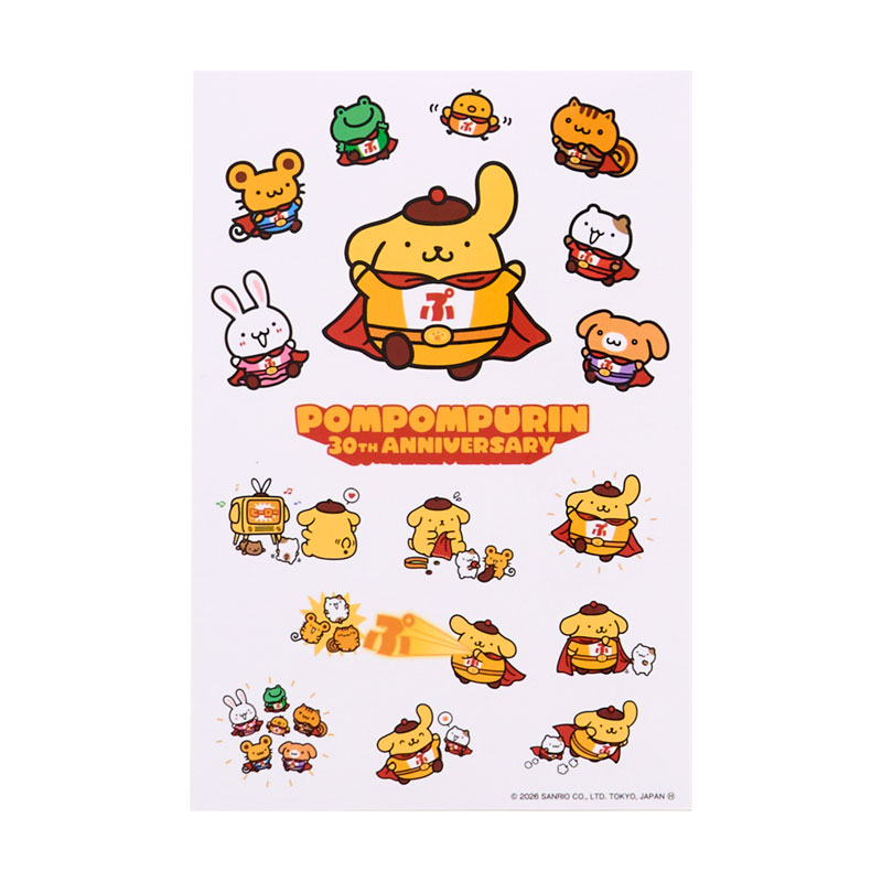 ポムポムプリン ポムポムプリン30周年 ポムポムヒーローマスコット