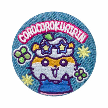 サンリオキャラクターズ シークレットデニム刺繍缶バッジ