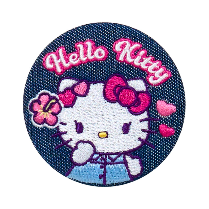 サンリオキャラクターズ シークレットデニム刺繍缶バッジ