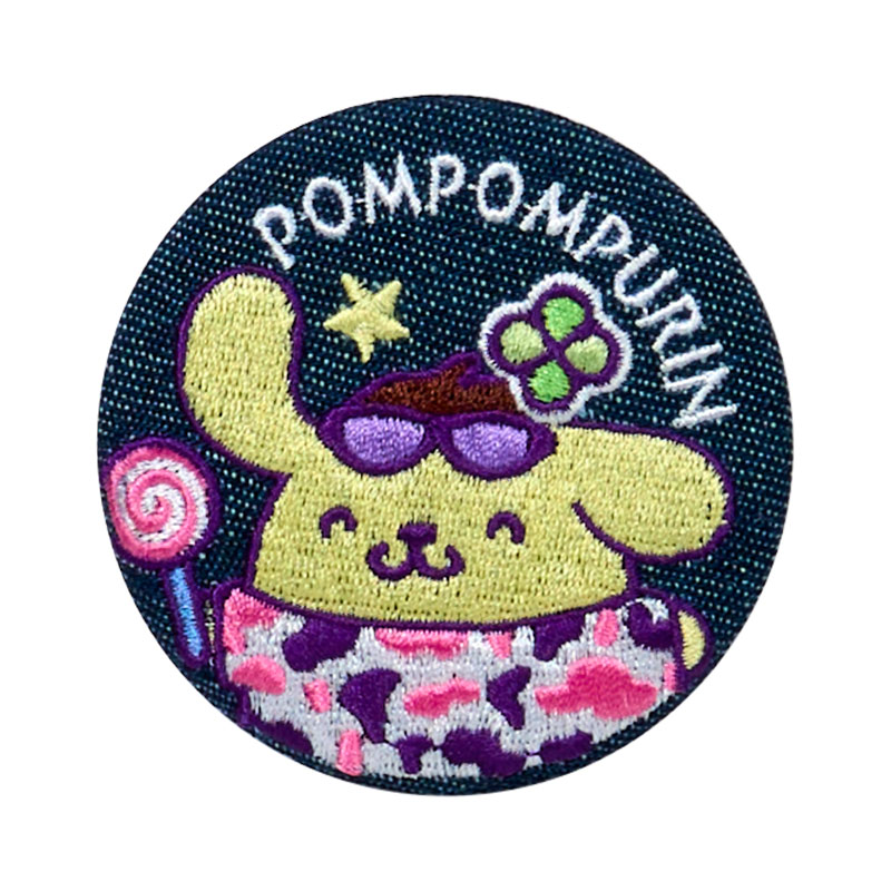 サンリオキャラクターズ シークレットデニム刺繍缶バッジ