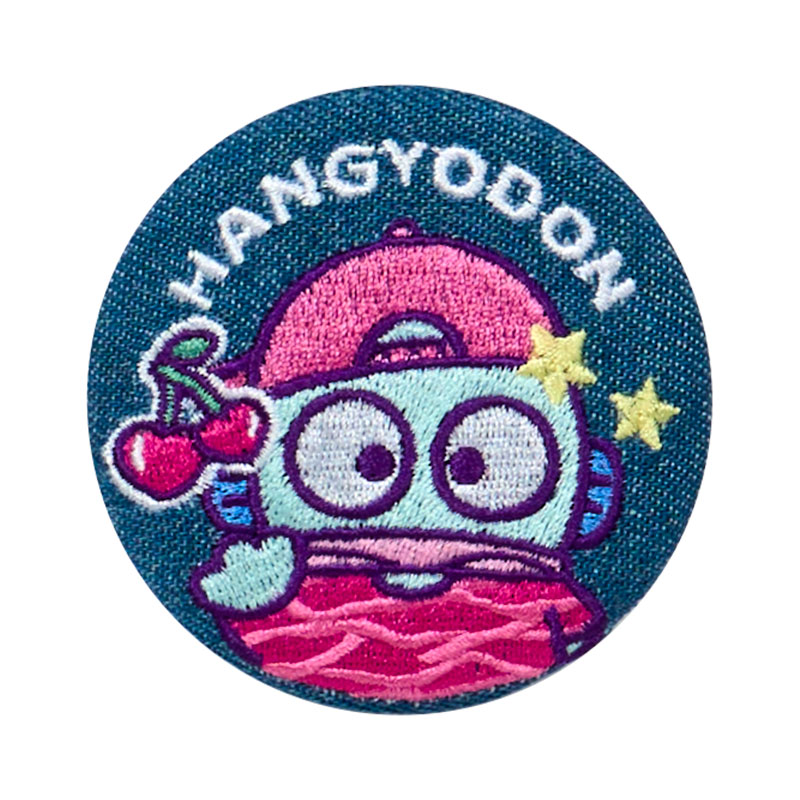 サンリオキャラクターズ シークレットデニム刺繍缶バッジ