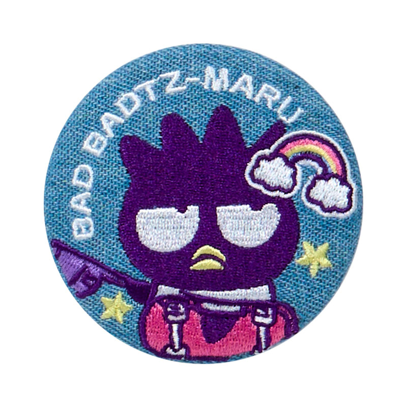 サンリオキャラクターズ シークレットデニム刺繍缶バッジ