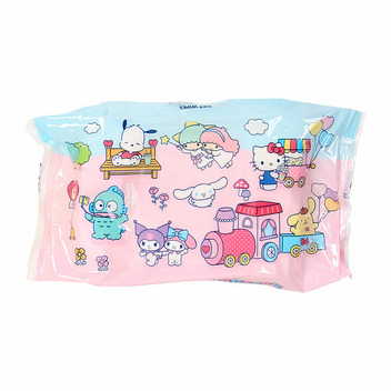 ポムポムプリン ケース入りウェットティシュ