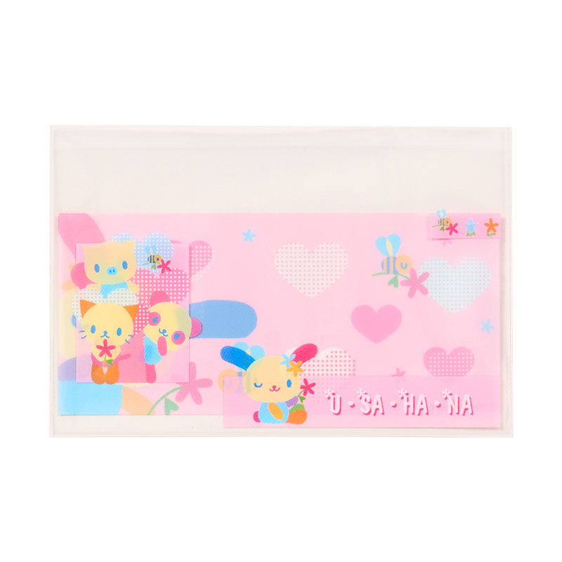 ウサハナ マイナンバーカード用クリアケース（顔隠しタイプ）