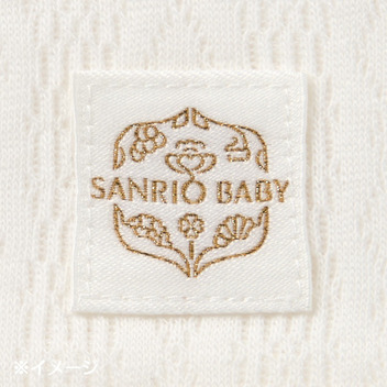 ポムポムプリン レールメッシュ短肌着（50-60cm）（Sanrio Baby）