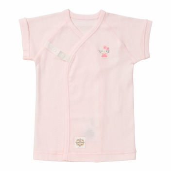 ハローキティ フライス短肌着（50-60cm）（Sanrio Baby）