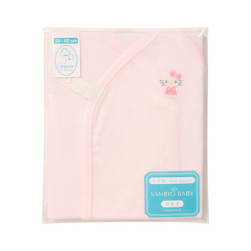 ハローキティ フライス短肌着（50-60cm）（Sanrio Baby）