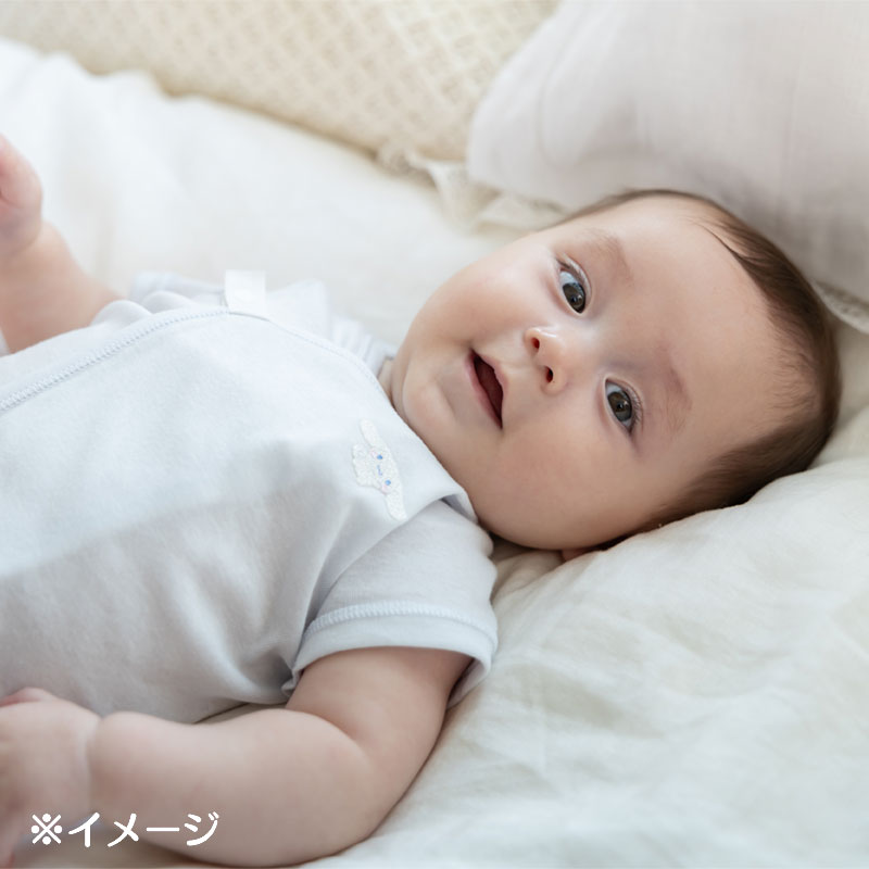 シナモロール フライス短肌着（50-60cm）（Sanrio Baby）