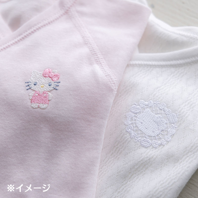 ハローキティ フライス短肌着（50-60cm）（Sanrio Baby）