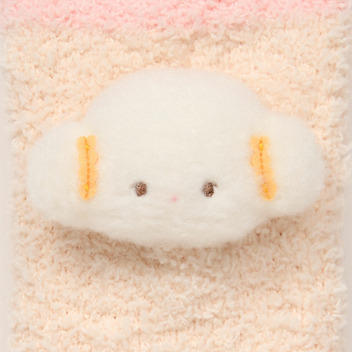 こぎみゅん マスコット付きもこもこソックス