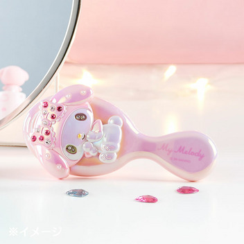 マイメロディ ストーン付きヘアブラシ