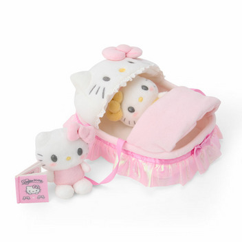 ハローキティ&ハローミミィ ぬいぐるみおせわセット