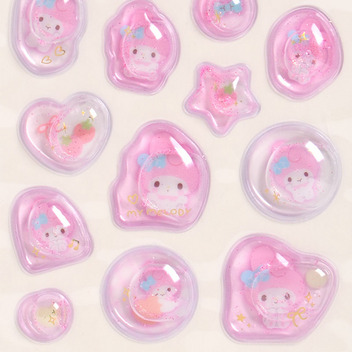 マイメロディ ウォーターシールmini（マシュマロポップ）