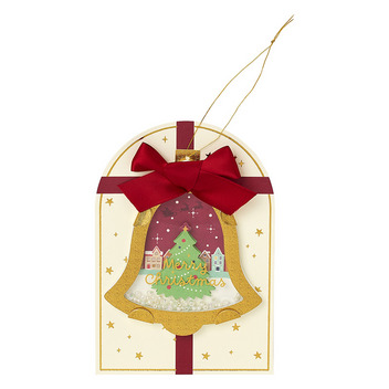 グリーティングカード クリスマス　オーナメントベル