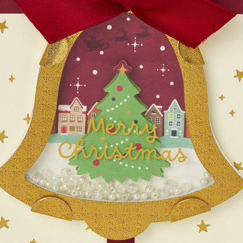 グリーティングカード クリスマス　オーナメントベル