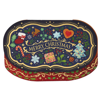グリーティングカード クリスマス　クッキー缶