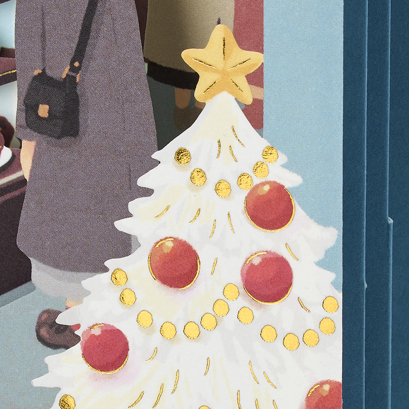 グリーティングカード クリスマス　ケーキ屋