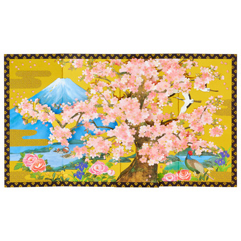  多目的　桜びょうぶ