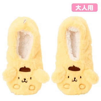 ポムポムプリン レディースルームシューズ