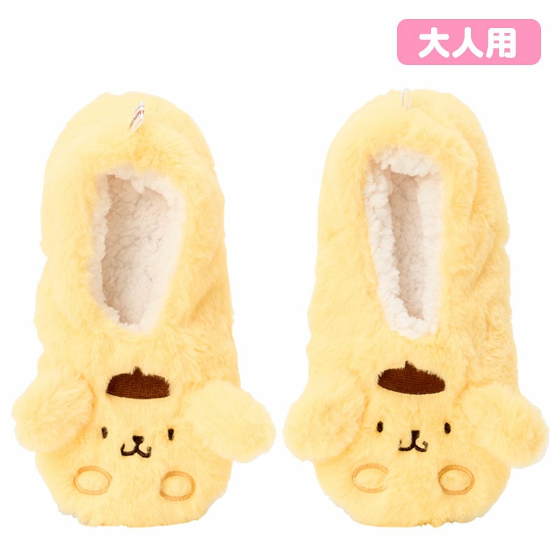 ポムポムプリン レディースルームシューズ
