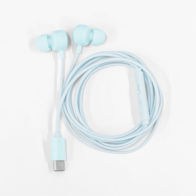 シナモロール リモコンマイク付き USB Type-C ステレオイヤホン