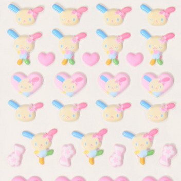 ウサハナ ぷちましゅまろシール