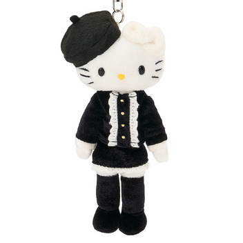 ハローキティ マスコットホルダー モノトーン（Sanrio closet collection）