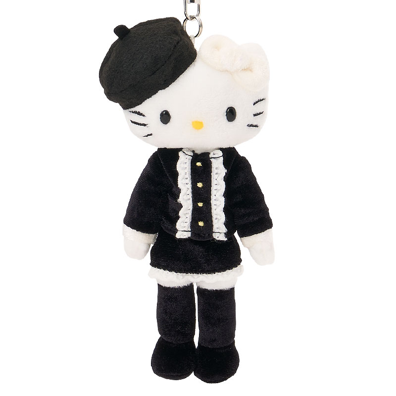 ハローキティ マスコットホルダー モノトーン（Sanrio closet collection）