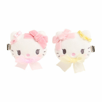 ハローキティ&ハローミミィ ヘアクリップセット（ハローキティのお気に入り）