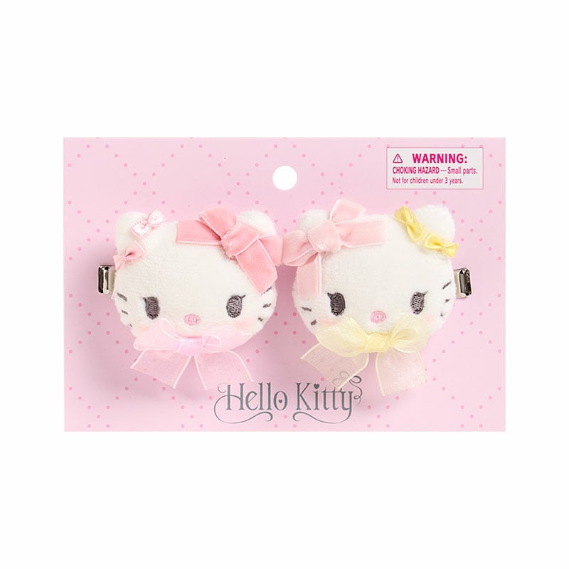 ハローキティ&ハローミミィ ヘアクリップセット（ハローキティのお気に入り）