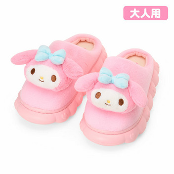 マイメロディ マスコット付きスリッパ