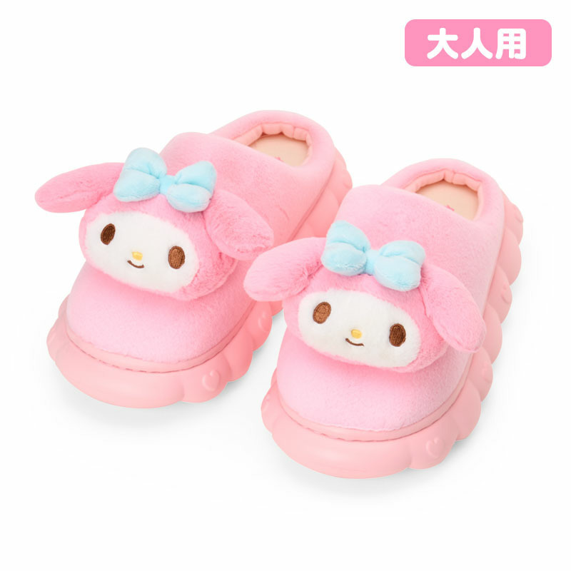 マイメロディ マスコット付きスリッパ