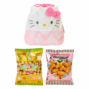 ハローキティ お菓子&キャラクター形巾着