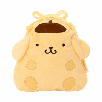 ポムポムプリン お菓子&キャラクター形巾着