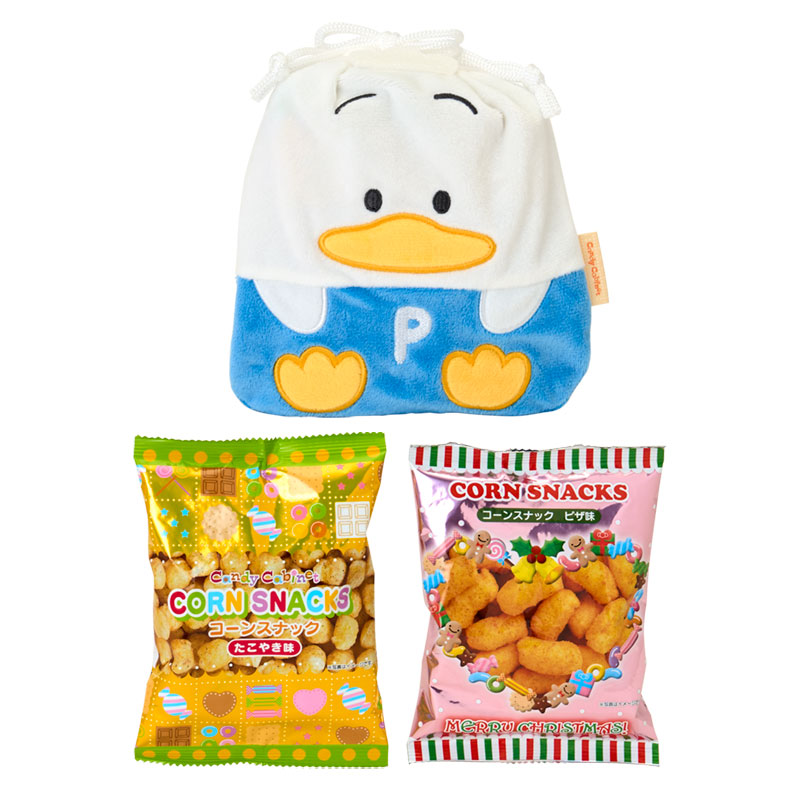 あひるのペックル お菓子&キャラクター形巾着