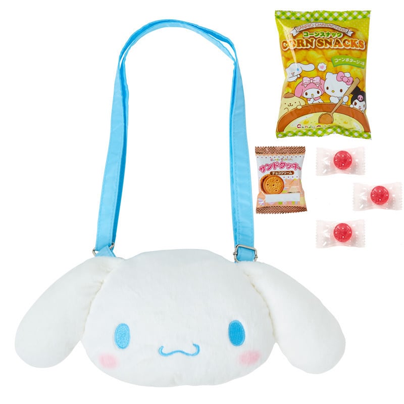 シナモロール お菓子&フェイス形ショルダーバッグ