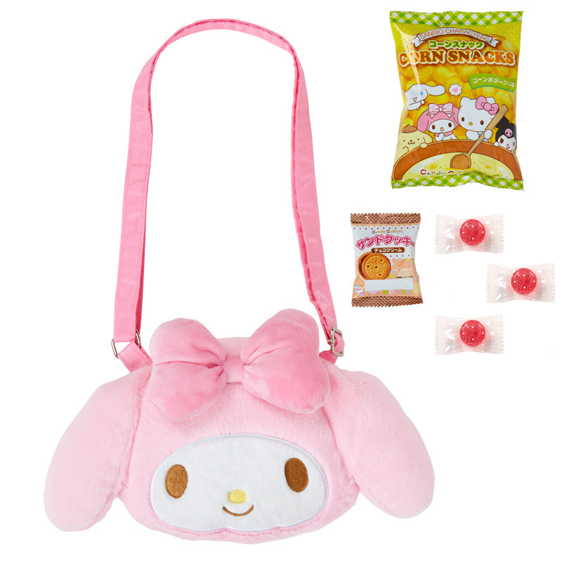 マイメロディ お菓子&フェイス形ショルダーバッグ