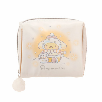 ポムポムプリン お菓子＆ポーチ（雪だるま）