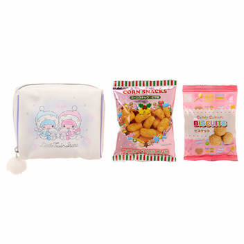 リトルツインスターズ お菓子＆ポーチ（雪だるま）
